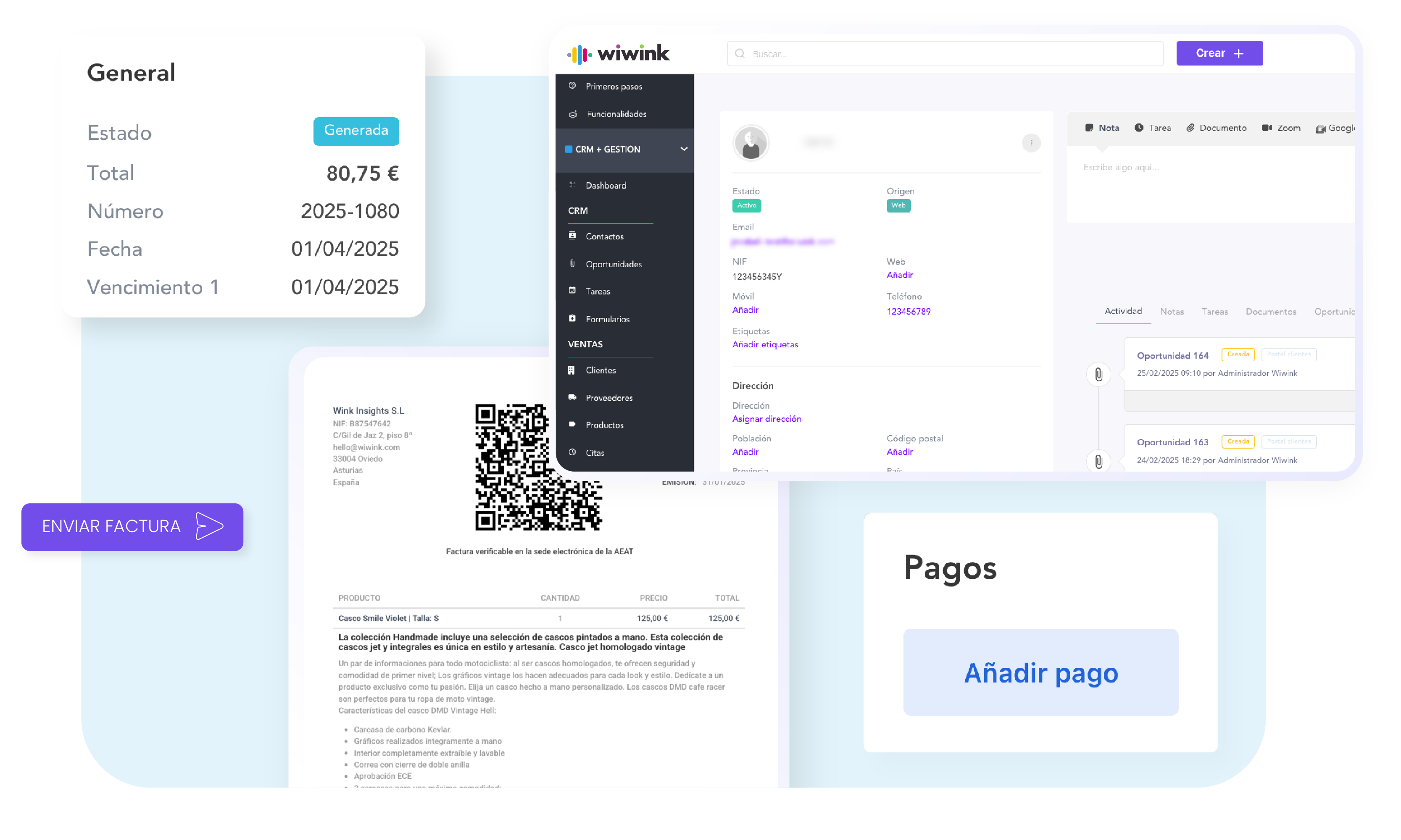 CRM + Software de gestión