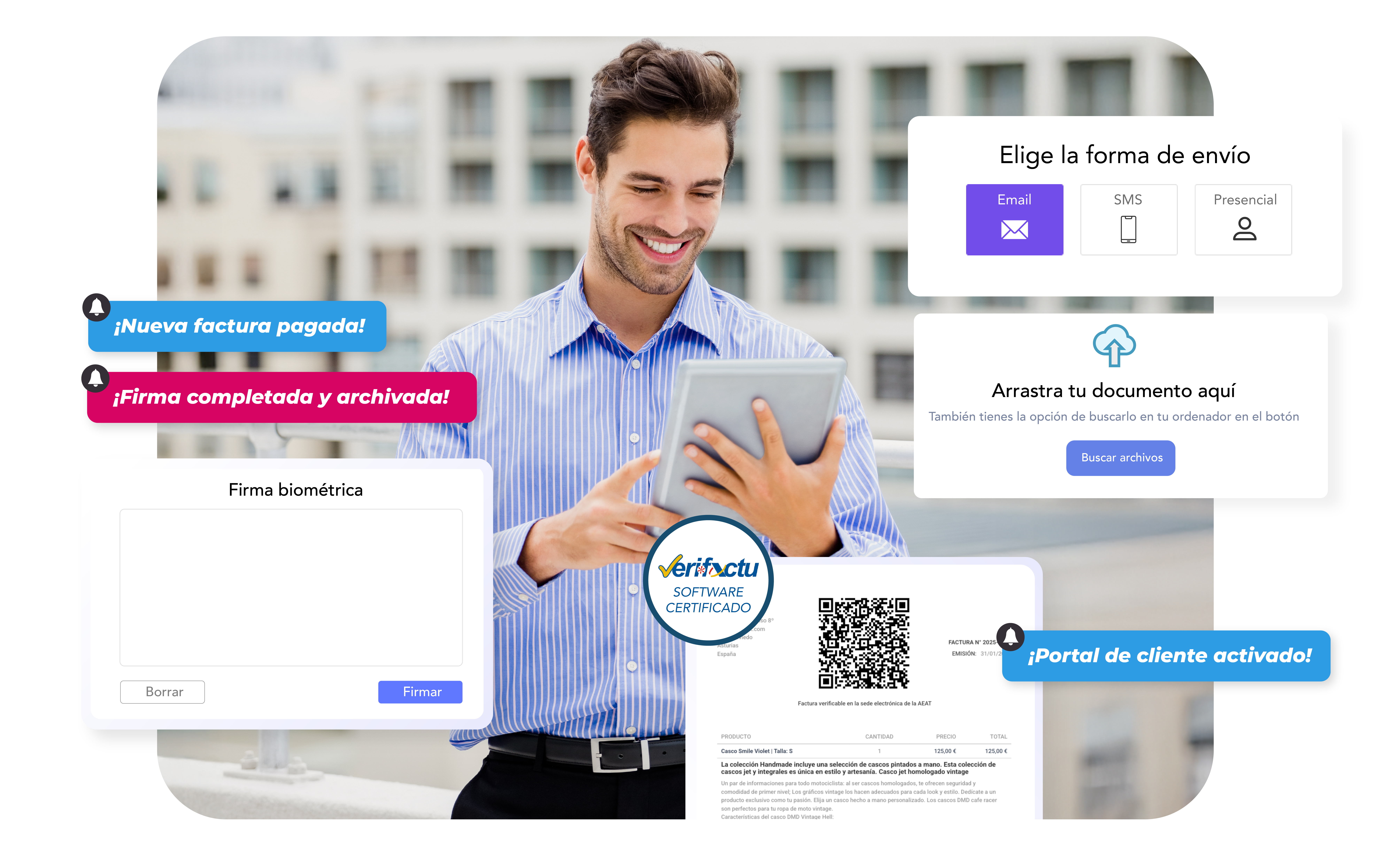 CRM + Gestión y Firmas